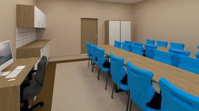 Ergonomiczne krzesło dla nauczycieli Uni rozmiar 6-7 podstawa czarna