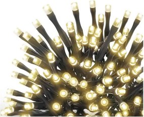 Łańcuch świetlny LED na zewnątrz 100 diod LED/15 m IP44 ciepła biel