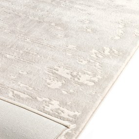 Dywan nowoczesny Stella biało-szary koło 195 cm x 195 cm