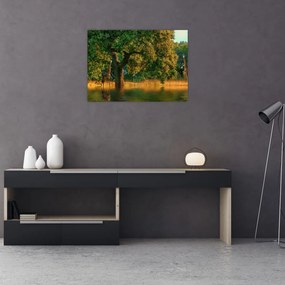 Obraz żyraf w naturze (70x50 cm)