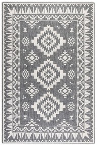 Dywan dwustronny zewnętrzny Gemini szaro-kremowy 80 cm x 150 cm