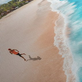 Obraz - Bieg na plaży (170x50 cm)