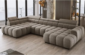 Narożnik BULL XL Lewostronny z elektryczną funkcją regulacji tkanina Eden 07 WERSAL