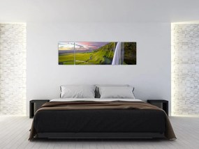 Obraz wodospadów (170x50 cm)