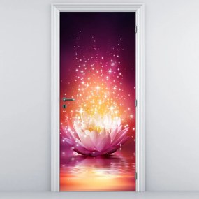 Fototapeta na drzwi - Kwiat lotosu (95x205cm)