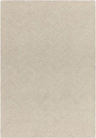 Kremowy dywan z mieszanki wełny tkany ręcznie 120x170 cm Theodore Chevron – Asiatic Carpets