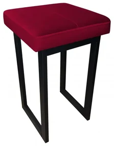 Taboret MAESTRO MG VELVET bordowy ATOS