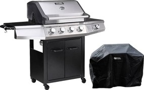 Grill gazowy "Bingo 5" - Czarny