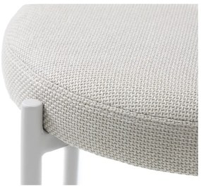 Kremowy metalowy stołek Pelican – Unique Furniture