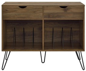 Brązowa biblioteczka Novogratz Concord, 101x81 cm