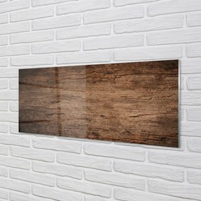 Panel szklany do Kuchni Rustykalne Słoje Drewna