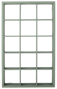 Jasnozielona wielopoziomowa półka z litego drewna jodłowego 67 cm Preston – Bloomingville
