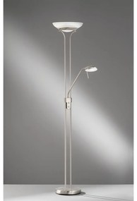 Lampa stojąca LED ze ściemniaczem w kolorze srebra (wysokość 182 cm) Pool – Fischer &amp; Honsel