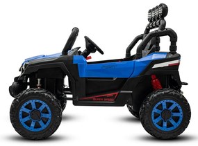 Baby Mix Elektryczny samochód dla dzieci Buggy Road 4 x 4, niebieski