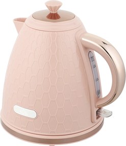 HOMCOM Elektryczny czajnik, 1,7L, szybkie gotowanie, 2,2kW, bezprzewodowy, z filtrem antyosadowym, jasnoróżowy | Aosom PL
