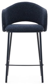 Ciemnoniebieski hoker (wysokość siedziska 65 cm) Maina – Kave Home