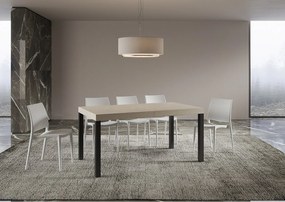 Stół rozkładany 160/264x90 cm Everyday Premium nogi kaszmir antracyt