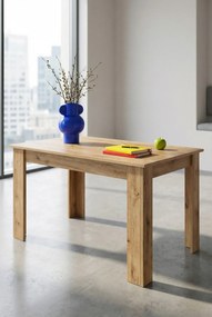 Prostokątny minimalistyczny stół kuchenny dąb craft P5-H23