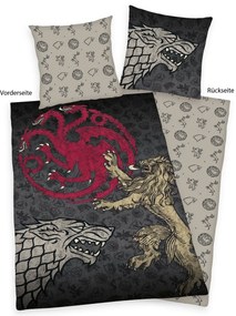 Herding Pościel bawełniana Game of Thrones, 135 x 200 cm, 80 x 80 cm