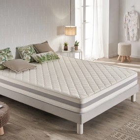 Twardy/średnio twardy piankowy materac dwustronny 90x200 cm Naturcare Aloe Vera – Moonia