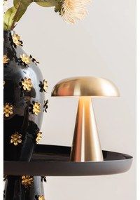 Lampa stołowa LED w kolorze złota ze ściemniaczem i metalowym kloszem (wysokość 20,5 cm) Rachel – Leitmotiv