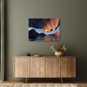 Obraz na szkle - Klify 3D (70x50 cm)