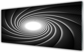 Panel Szklany do Kuchni Dynamiczny Rytm Kształtów