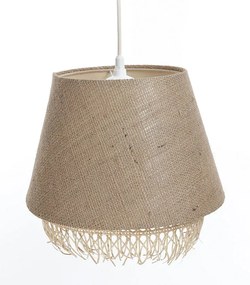 Lampa wisząca boho z jutowym abażurem - A346 Wajos 7X