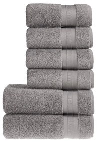 Stanex Zestaw ręczników MEXICO szary, 4 szt. 50 x 100 cm, 2 szt. 70 x 140 cm