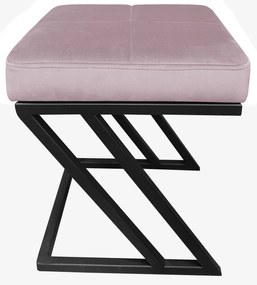 Pufa ZETA LOFT ławka taboret podnóżek metal MG55