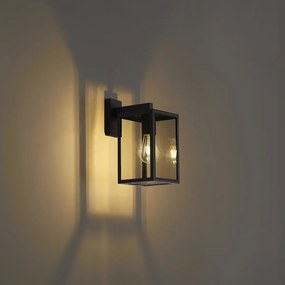 Przemysłowa lampa ścienna zewnętrzna ciemnoszara IP44 - Sutton Down