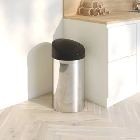 Automatyczny kosz na śmieci ze stali nierdzewnej, bezdotykowy, 42l