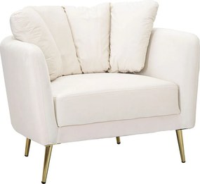 Fotel VKH324, Beżowy, 88x77x74 cm, Kendra Home