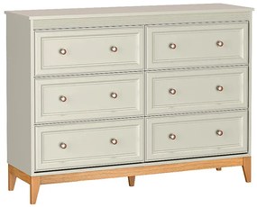 Kaszmirowa komoda z szufladami H6-B33