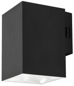 Rabalux 77156 zewnętrzna lampa ścienna LED Urfa, 9W, IP65, czarna, 11,5 cm