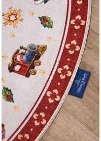 Czerwony okrągły dywan ze świątecznym motywem ø 150 cm Red Christmas – Villeroy&amp;Boch