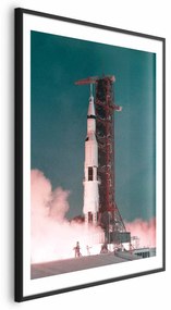 Plakat Wielki start 29,7x42 cm z ramą czarną z marginesem ARTGEIST B
