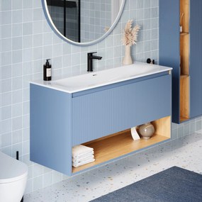 Szafka podumywalkowa BELDIVO 120 cm z umywalką ceramiczną