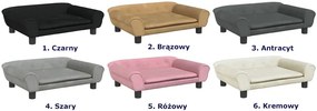 Szara minimalistyczna sofa dla dzieci - Kotkell