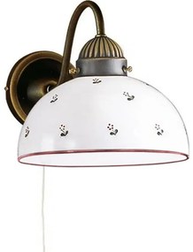 Kolarz 731.61.69 - Kinkiet NONNA 1xE27/75W/230V czerwony