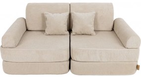 Pocket sofa plus slimcord ecru - meowbaby®