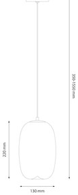 Lampa wisząca VASO 3 WHITE 4W