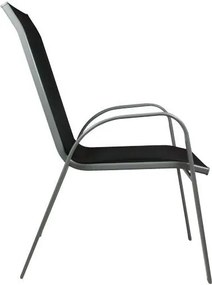 Zestaw mebli ogrodowych GARTHEN 5 częściowy antracyt