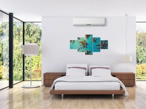 Obraz - Wysokie palmy (125x70 cm)