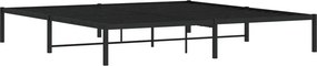 Czarne loftowe łóżko małżeńskie 200x200 cm K0-T66