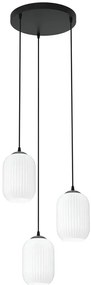Potrójna industrialna lampa wisząca - D163 W4-B60