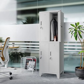 Szafka pracownicza BHP szara: BARTEK 2 Plus