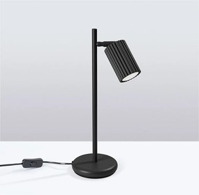 Lampa biurkowa minimalistyczny Gloow, aluminium - 1 źródło światła 4000K - L.14.5 x H.43 cm - czarny