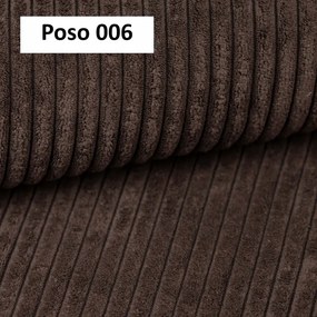 Narożnik wolnostojący CARL Lewy w tkaninie POSO 006