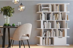 Nowoczesny biały regał Skandica SALA